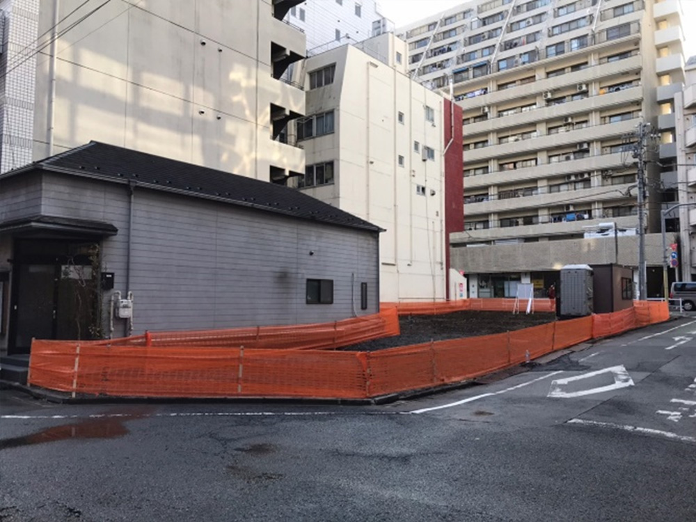 新宿区 建物解体工事、地下工事