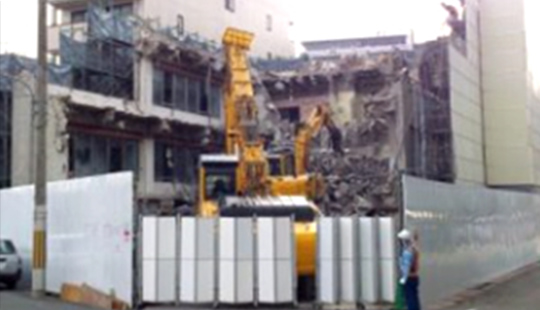 準備作業・解体工事完了